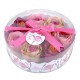 Spa Moments - konfetti mydlane 8 x 16 g mix kolorów o zapachu róży