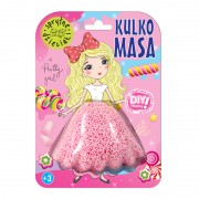 Sprytne Dzieciaki - Kulko Masa, zabawka kreatywna - spódnica jasno różowa