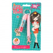 Chlapu Chlap - POWER GIRL brelok z balsamem do ust 3,2 g