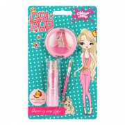 Chlapu Chlap - POWER GIRL zestaw balsam do ust 3 g, błyszczyk do ust 3W1 3 G, aplikator