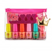 Chlapu Chlap - POWER GIRL zestaw lakierów do paznokci zmywalnych wodą 6 x 4 ml