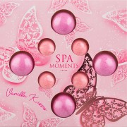 SPA MOMENTS - Zestaw musujących kul do kąpieli 4x30 i 4x20 g Vanilla Kisses