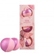 Spa -Moments - metalizowane kule do kąpieli 3 x 80 g o zapachu słodkiej pianki