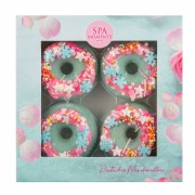 Spa Moments - Musujące Donuty, CONFETTI pianka pistacjowa 4 x 60 g