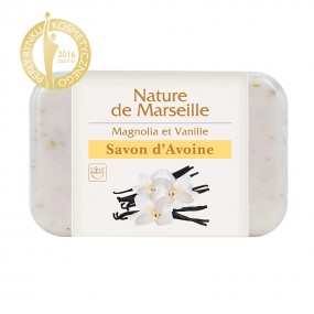 Nature de Marseille - mydło owsiane 100 g, zapach magnolia & wanilia