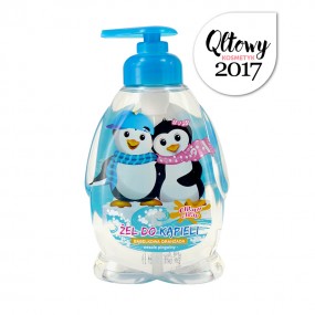 Chlapu Chlap - Żel do kąpieli Wesołe pingwiny / oranżada