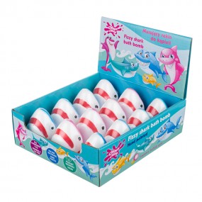 Chlapu Chlap - musujące rekiny do kąpieli 12 szt. komplet