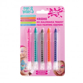Chlapu Chlap - Kredki do malowania twarzy GIRLS WORLD