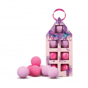 Spa Moments - musujące kule do kąpieli o zapachu bzu 7x70